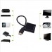 Yellow-Price 1080P Chipset HDMI Male to VGA Female Video Converter Adapter Cable For PC DVD HDTV